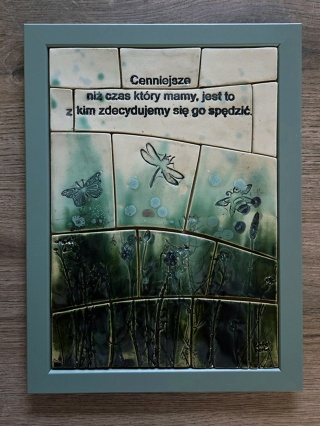 Mozaika ceramiczna - czas